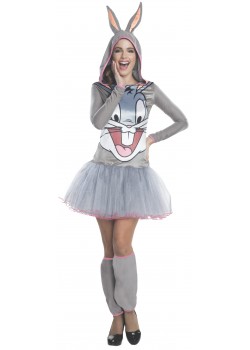 Bugs Bunny Looney Tunes Hooded Tutu Adult Dress