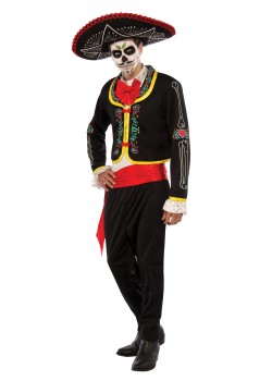 Day Of The Dead Halloween Senor Adult Costume
