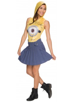 Minion Face Adult Dress