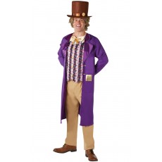 Willy Wonka Charlie & The Chocolate Factory Deluxe Adult Costume Willy Wonka Charlie & The Chocolate Factory Deluxe Adult Costume