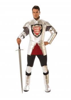 Silver Knight Medieval & Knights Adult Costume