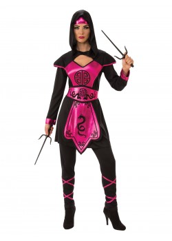 Pink Ninja Japanese Warrior Adult Costume