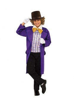 Willy Wonka Deluxe Child Costume Charlie & The Chocolate Factory