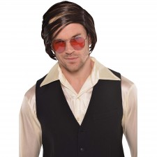 Brown Party Supplies - Comb Over Wig