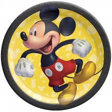 Mickey Mouse Forever Dinner Plates 23cm 8 pk