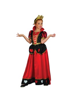Queen of Hearts Deluxe Girl's Costume 8-10 Years