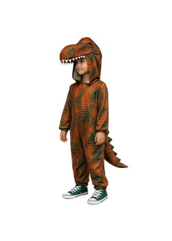 Brown T-Rex Dinosaur Unisex Child's Costumes 6-8 Years