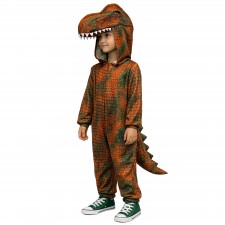 Brown T-Rex Dinosaur Unisex Child's Costumes 3-4 Years