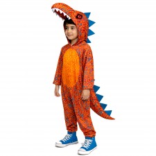 Mighty Red Dinosaur Unisex Child's Costumes 3-4 Years