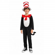 Dr Seuss Cat In The Hat Unisex Child's Costumes 3-4 Years