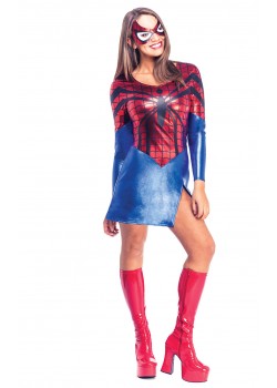 Spider-Girl Dress And Adult Mask