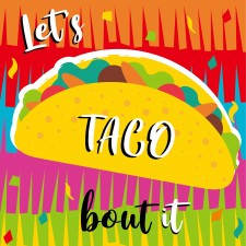 Fiesta Fun Let's Taco bout it Lunch Napkins 16 pk