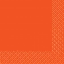 Pumpkin Orange Dinner Napkins 40 pk