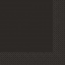 Jet Black Dinner Napkins 40 pk