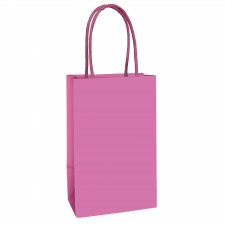 Bright Pink Favour Bags 21cm x 13cm x 8cm 8 pk