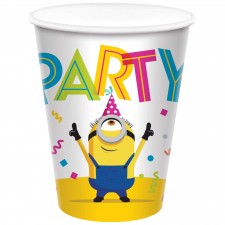 Minions Paper Cups 266ml 8 pk