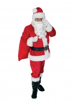 Santa Suit 12 Piece Costume Adult Set Christmas