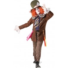 Mad Hatter Alice In Wonderland Deluxe Adult Costume Mad Hatter Alice In Wonderland Deluxe Adult Costume
