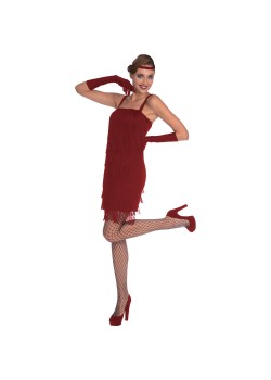 Red Flapper Women's Costume Size 14-16