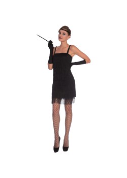 Black Flapper Women's Costume Size 8-10