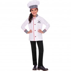 Chef Unisex Kid's Costume 4-6 Years Chef Unisex Kid's Costume 4-6 Years