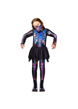 Skeleton Girl's Costume 6-8 Years