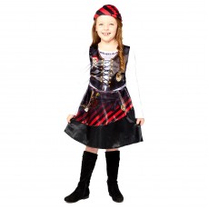 Pirate Sustainable Dress Girl's Costume 4-6 Years