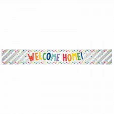 Multi Coloured Welcome Home Banner 2.7m