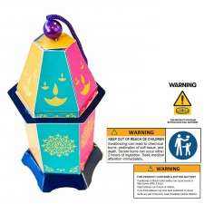 Diwali LED Light Up Mini Lantern 13cm x 7cm