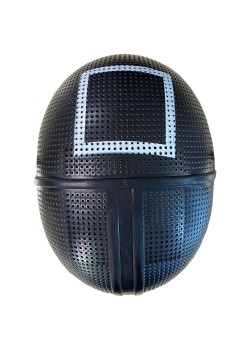 Black Squid Game Guard Mask Square
