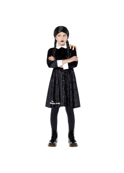 Wednesday The Addams Family Girl's Costume 10-12 Years