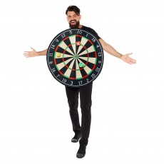 Dartboard Tabard Men's Costume Standard Size