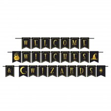 Halloween Witches & Wizards Banner