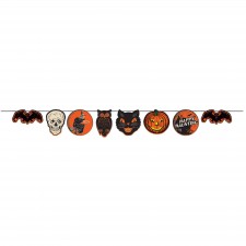 Haunting Vintage Halloween Banner 183cm