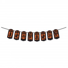 Vintage Halloween Window Banner 183cm