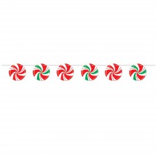 Christmas Peppermint Banner 2.43m