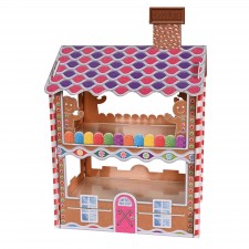 Christmas Gingerbread House Treat Cake Stand