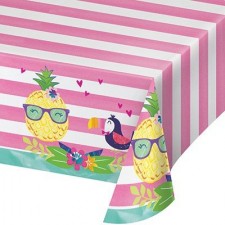 Pineapple N Friends Plastic Table Cover