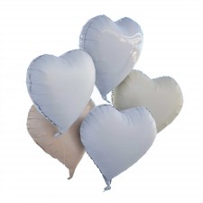 Engagement Bundle Heart Shaped Balloons 5 pk