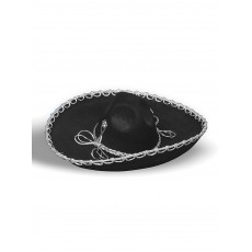 Black Mexican Sombrero for Adult