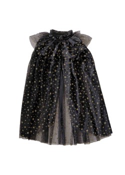 Black & Gold Stars Witch Fancy Dress Girl's Costumes 4-6 years