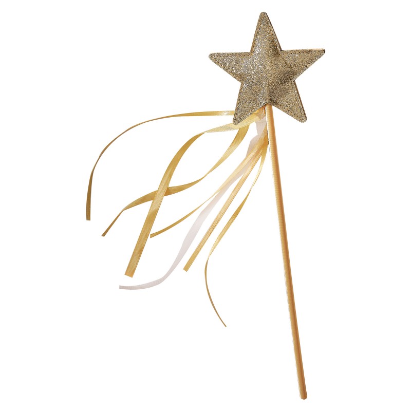 Gold Star Fancy Dress Fairy Wand | Express Party Supplies