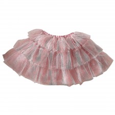 Pink & Silver Sparkle Fairy Princess Fancy Dress Tutu 5-7 Years