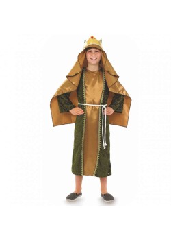 Gold Wise Man Nativity Unisex Kid's Costume 10-12 Years Gold Wise Man Nativity Unisex Kid's Costume 10-12 Years