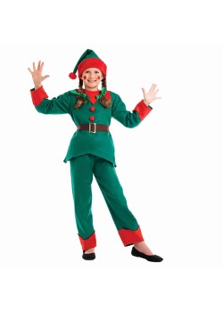 Christmas Elf Unisex Kid's Costume 10-12 Years
