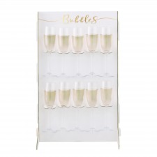 Wedding Party Supplies - Gold Wedding Prosecco Wall