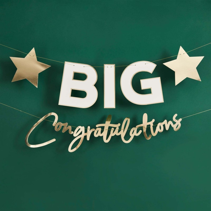 Big Congratulations Card Banner | Express Party Supplies