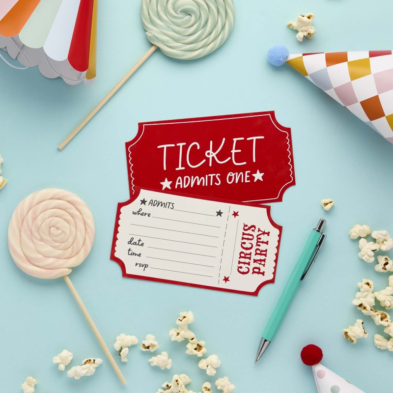 Circus Invitations | Express Party Supplies