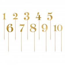 Classic Wedding Table Numbers 11 pk