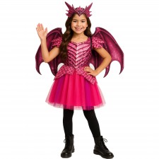 Pink Dragon Girl's Costumes 4-6 years